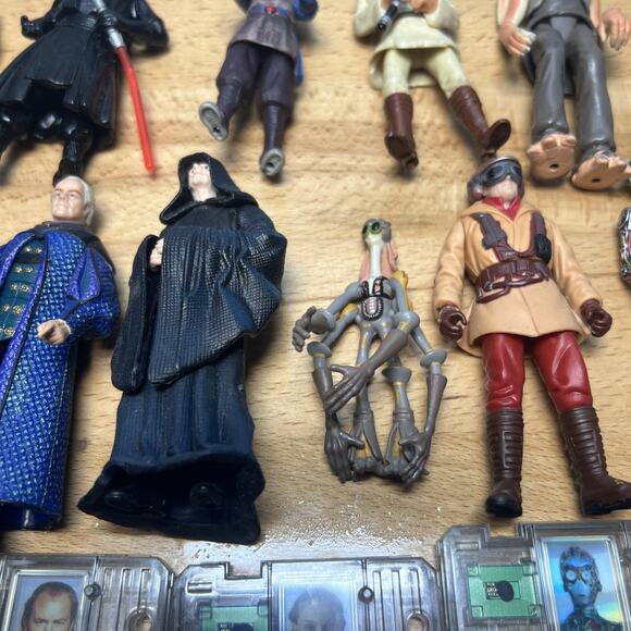 Lot of 15 Star Wars Episode 1 Phantom Figures Darth Sidious Maul Obi 3.75” 1998 - Picture 6 of 11